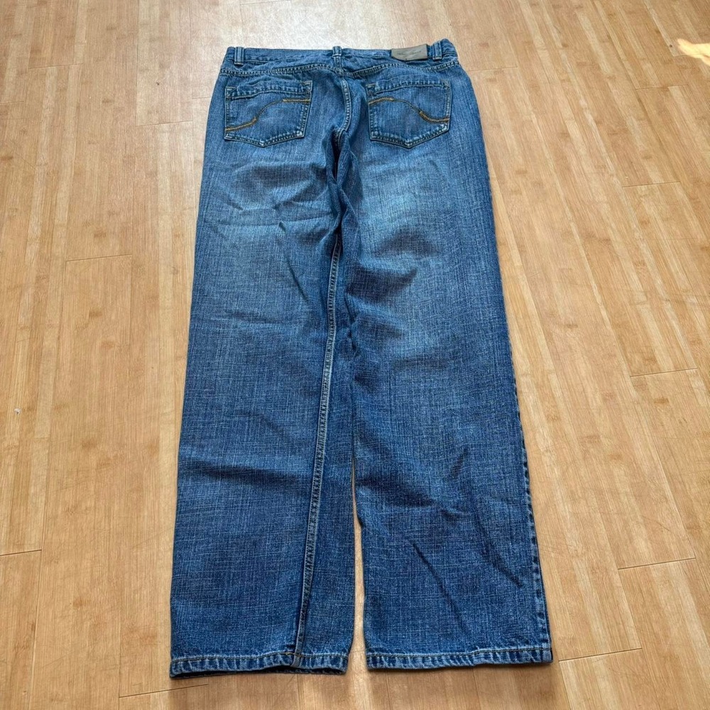 blue denim embroidered y2k southpole style jeans